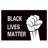 OEM Digital printing 3x5 custom black lives matter flags 90x150cm wholesale
