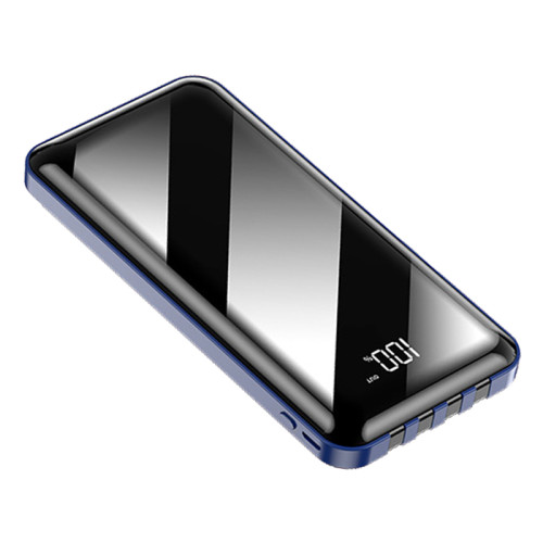 Large-capacity Smart Power Bank Mobile Charger Full Screen Mirror  Portable 10000mah Power Banks