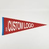 Single-sided sublimation printing Festival Bunting custom felt Pennant flags