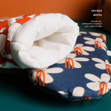 new Kitchen Oven Gloves -  Cotton Double- Heat Resistant Oven Mitts/BBQ Gloves/Grill Gloves