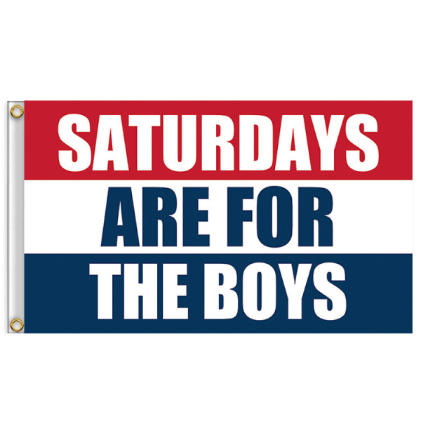 Fast Delivery 90*150cm Saturday Boy Girl Banner Custom 3*5ft Polyester Advertising Flag