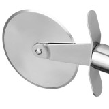Stainless Steel Round-Handle Pizza Cutter
