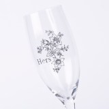 Custom Brand Logo Printing  champagne flutes glasses Wine Glas/Cup Champagne Flutes gift boxes