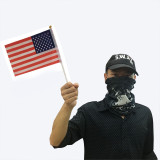 Custom printed 14*21cm mini american flag cheap hand waving flag manufacturer wholesale