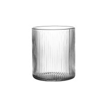 Personality creative vertical glass Crystal vintage wine glass handmade striped whisky glasses