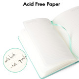 Wholesale Plain PU Leather Cover Macaron Writing Notebook Diary Promotional Journal Agenda