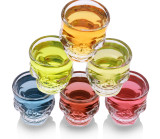 premium 0.5 oz/15 ml mini skull shot glass,sexy shot glass premium tequila rum skull shot glass