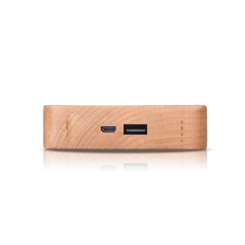 2016 Factory price power bank 10000Mah 10400Mah portable wooden power banks for free sample