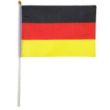 Germany national flag custom printed 14*21cm German hand flag stock wholesale