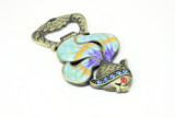 Wholesale Multi Function Creative Brass Gold Peacock Artware Beer Bottle Opener