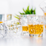 Hot Sales Mini 2oz engraved designs pattern whisky glass cup crystal shot glass