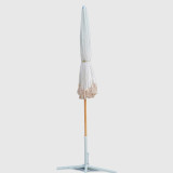 Luxury 200cm Wood Color Garden Outdoor Beach Patio Parasal Umbrellas With Tassel Umbrella