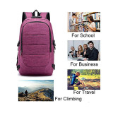 2019 anti theft custom usb charging men back pack backpack notebook bags business laptop backpack
