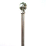 Removable 2 meter custom height indoor floor conference decoration free standing flag standing indoor flag pole