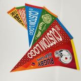 Single-sided sublimation printing Festival Bunting custom felt Pennant flags