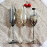 Custom Colorful crystal glass goblet colored red wine glass fantasy rainbow champagne glass