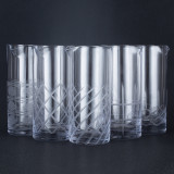 700 ml Thick Bottom Seamless Lead Free Hand-cut Crystal Mixing Glass Professional Cocktail Mixing Glass