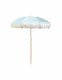 Design Custom umbrella UV protecting Wooden Big Beach Umbrella With Tassels