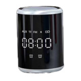 Portable Home Wireless Touch Scree  Alarm Clock Speaker Creative Multifunctional Audio ABS Smart  Speaker