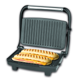 Electric BBQ Grill Kitchen Cooking Appliance Grill 2 Slice Contact Panini Press Grill