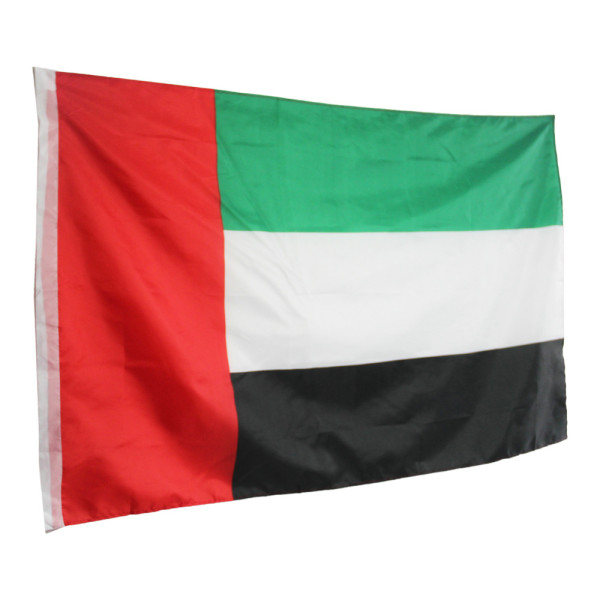 Customized polyester 3*5ft UAE flag campaign Hand held uae flag