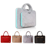 New fashion colorful multiple felt laptop computer bag