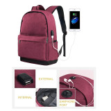 ODM OEM factory Twinkle Men Fashion Travel College Student laptop Computer Bag Backpack with usb charging