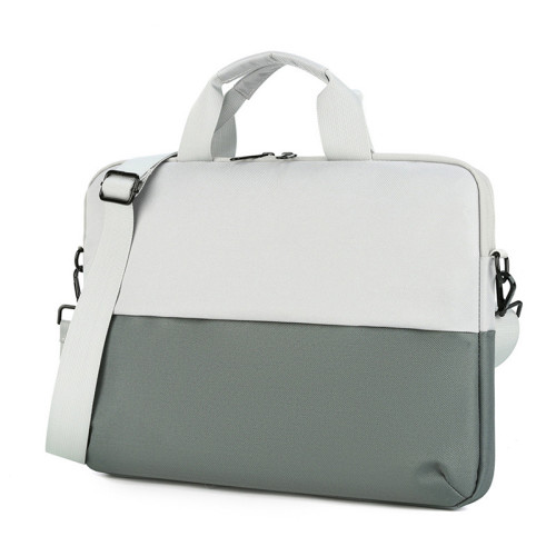 New Version Large Capacity Laptop Bag Contrast Color Unisex Casual Business Document Bag 15.6   Laptop Bag
