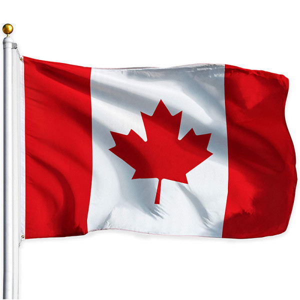 Bulk top flag manufacturer cheap canada flag 1 piece moq
