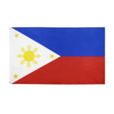 Hot selling giant custom 5x3 printed flag sexy Polyester Philippine flag