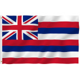 Promotional custom us national city flags banner hawaiian flag 3*5ft