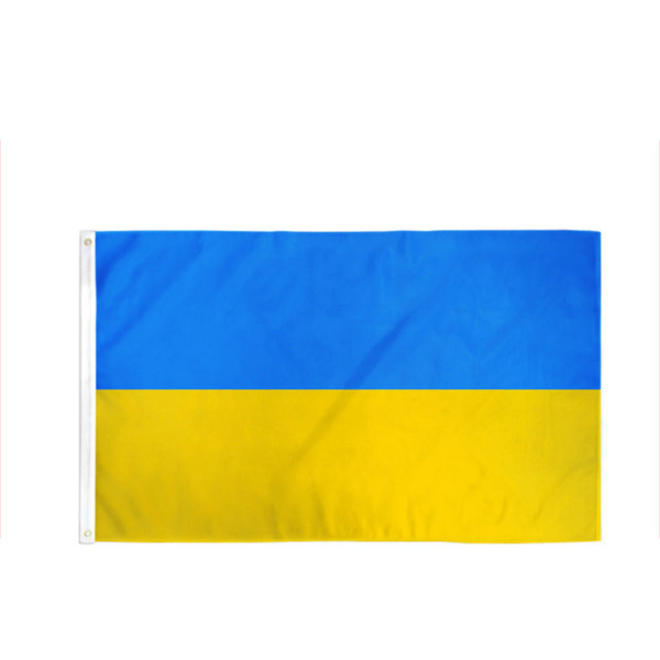 Factory price Custom cheap polyester Ukraine flag fast delivery  high quality flag ukraine