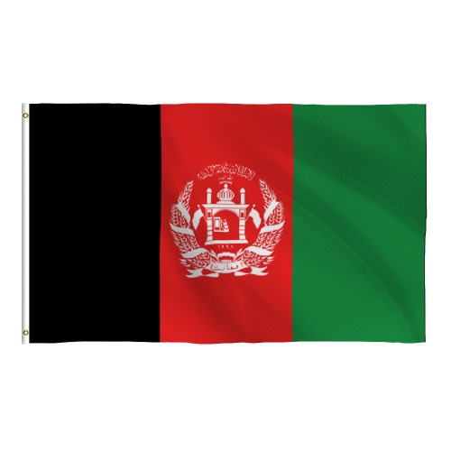 Factory custom 3*5ft afghan flag polyester islamic flag banner