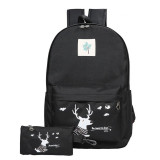 Wholesale Fashional Floral Canvas Backpack School for Teenage Girls Bags Vintage Backpack