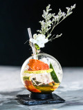 wholesale creative Spherical Ball Cocktail Glass, Creative Drinking Cup with Sippy Smoked Molecular Cocktail Whiskey
