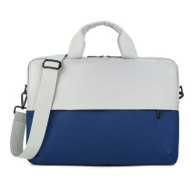New Version Large Capacity Laptop Bag Contrast Color Unisex Casual Business Document Bag 15.6   Laptop Bag