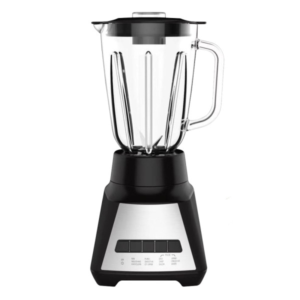 NEW 1.5L jar 5 mode function button pulse botton Stainless steel decoration base Table Blender with grinder
