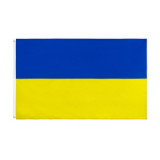 High quality customized polyester 3x5ft flag Ukraine wholesale
