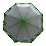 China creative digital printing sunny and rainy women vegetables style 3 folding umbrella