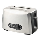 New 2-Slice stainless steel body pop up toaster