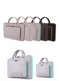 New fashion colorful multiple felt laptop computer bag