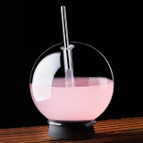 wholesale creative Spherical Ball Cocktail Glass, Creative Drinking Cup with Sippy Smoked Molecular Cocktail Whiskey