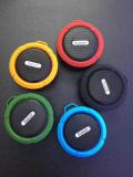 Loud stereo Outdoor C6 waterproof wireless Speaker with TF card wireless Retail shower portable speaker with sucker For Phone