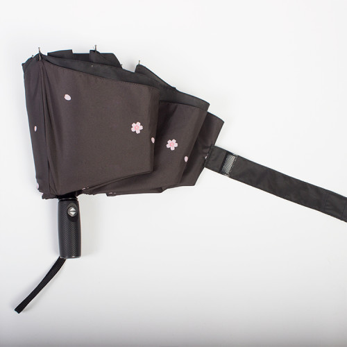 2019 new products customized auto open and close  3 fold double layer umbrella