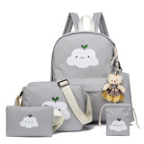 New children's backpacks bag for students boys and girls cloud cartoon bags for primary and middle school students