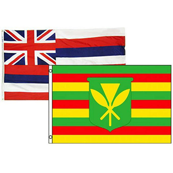 Promotional custom us national city flags banner hawaiian flag 3*5ft