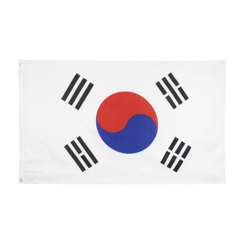 Factory price quick custom 3x5ft digital printed Korean flag wholesale