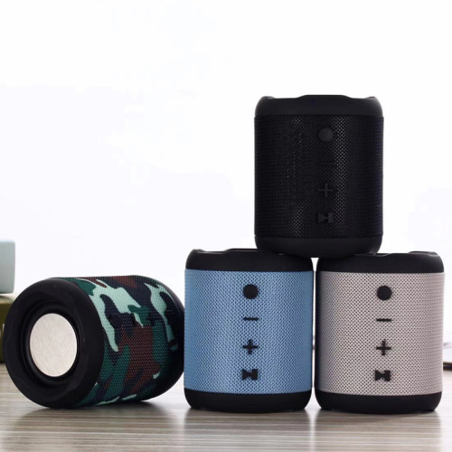 Factory wholesale outdoor wireless waterproof fabric cylinder wireless speaker