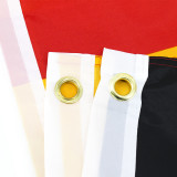 Custom polyester National flags 5ftx3ft german flag with screen printing
