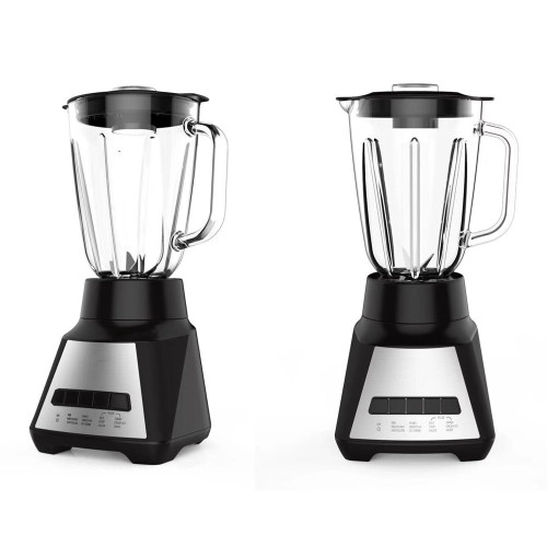 NEW 1.5L jar 5 mode function button pulse botton Stainless steel decoration base Table Blender with grinder